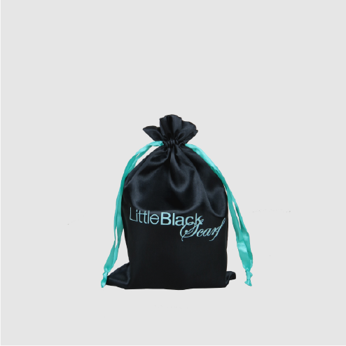 silk drawstring bag