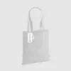 Custom organic cotton canvas totes, with long handles for shoulder carry