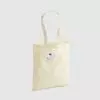 Custom organic cotton canvas totes, with long handles for shoulder carry