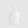 Custom organic cotton canvas totes, with long handles for shoulder carry