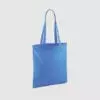 Custom shopper tote in black with long handles, shoulder carry and inexpensive option