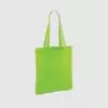 Custom shopper tote in black with long handles, shoulder carry and inexpensive option