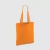 Custom shopper tote in black with long handles, shoulder carry and inexpensive option