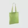 Custom shopper tote in black with long handles, shoulder carry and inexpensive option