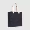 Custom natural jute tote, with webbed cotton short handles, customisation options are available