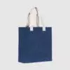 Custom natural jute tote, with webbed cotton short handles, customisation options are available