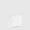Custom cosmetic bag medium made from cotton canvas with small metal zip