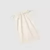 Custom organic drawstring bag, made from 100% organic cotton canvas