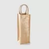 Shimmer Jute Bottle Bag