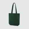 Custom portrait dyed canvas bag with long handles