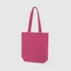 Custom portrait dyed canvas bag with long handles