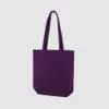 Custom portrait dyed canvas bag with long handles