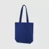 Custom portrait dyed canvas bag with long handles