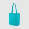 Custom portrait dyed canvas bag with long handles