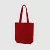 Custom portrait dyed canvas bag with long handles
