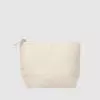 Custom cotton zip bag with contrast base, various colourway options are available