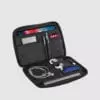 Custom Tech case, in black with multiple pockets