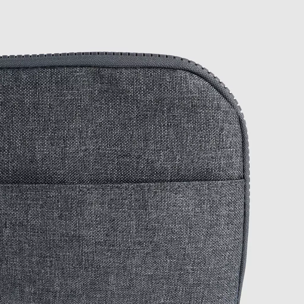 Custom Tech case, in black with multiple pockets