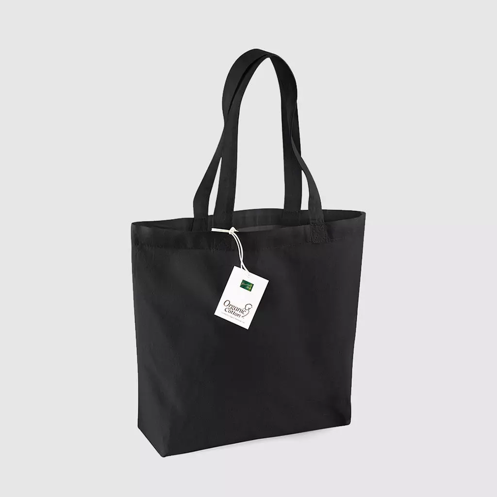 Organic cotton shopper bag for customisation