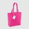 Organic cotton shopper bag for customisation