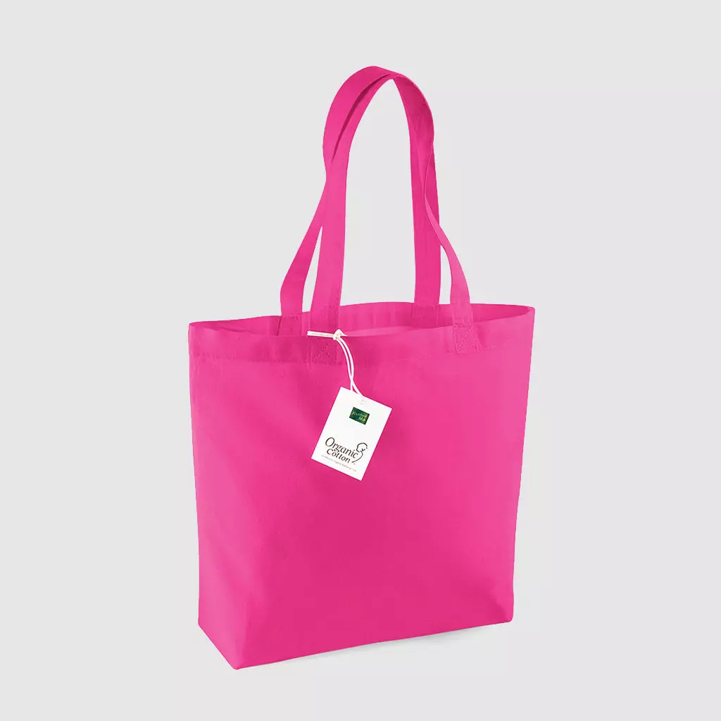 Organic cotton shopper bag for customisation