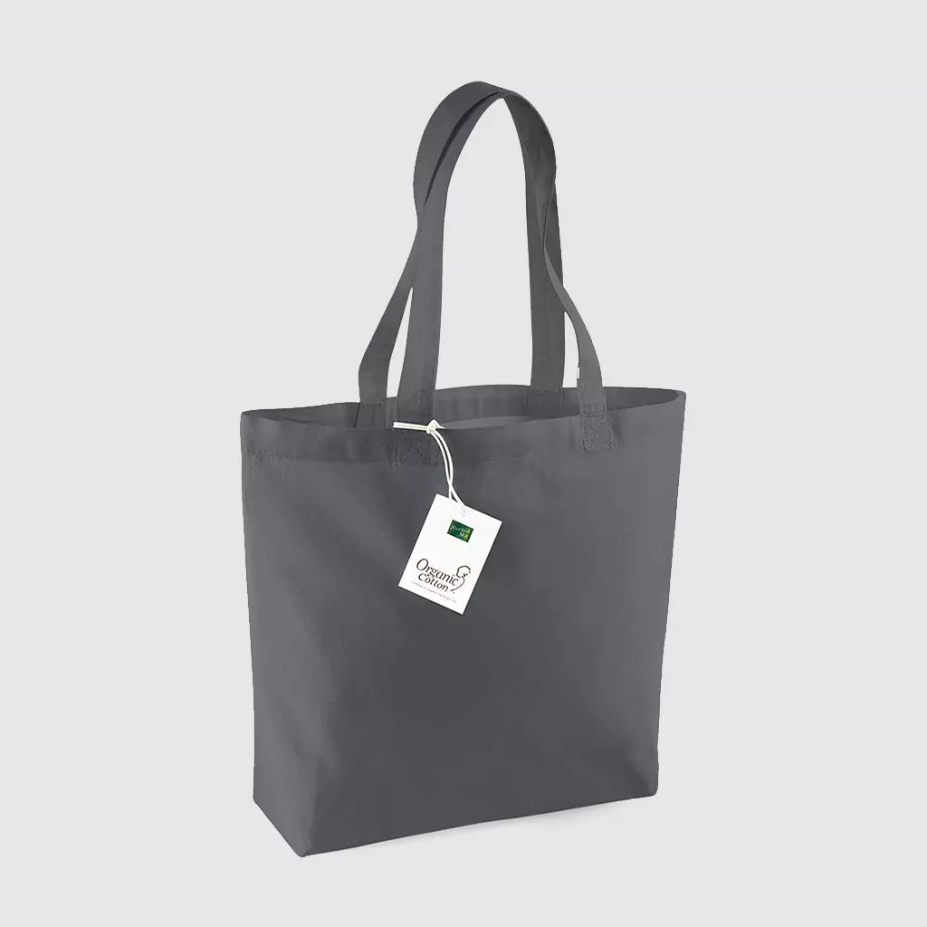 Organic cotton shopper bag for customisation