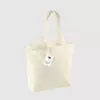 Organic cotton shopper bag for customisation