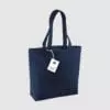 Organic cotton shopper bag for customisation
