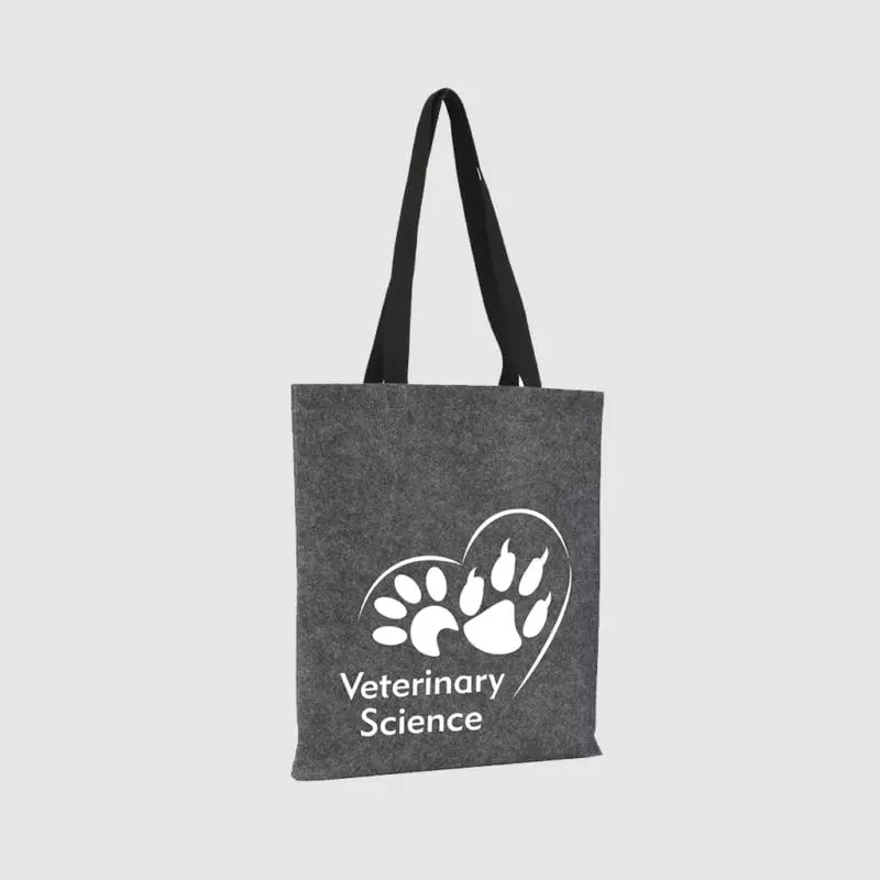 Midweight felt tote bag