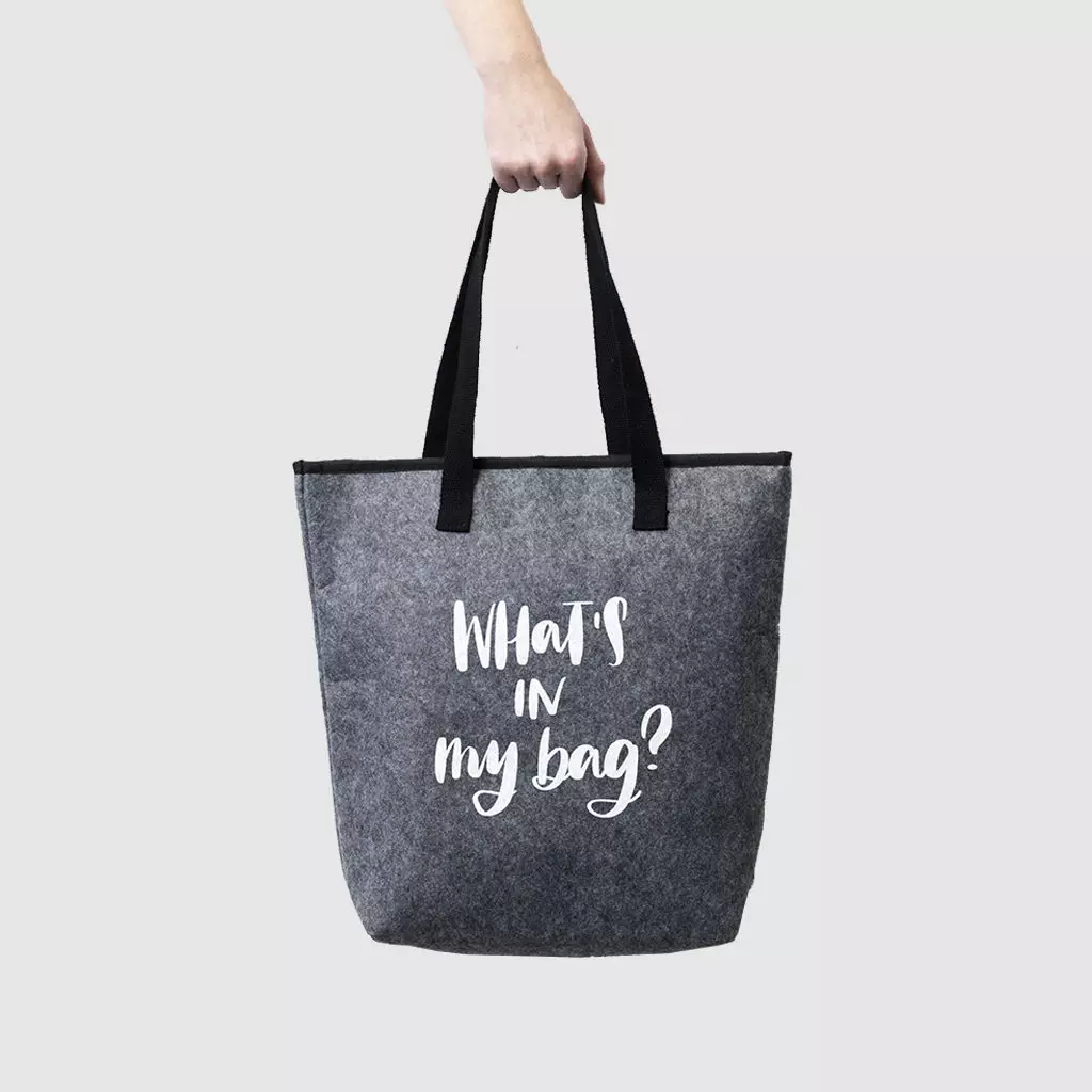 RPET cool bag with thermal fabric lining