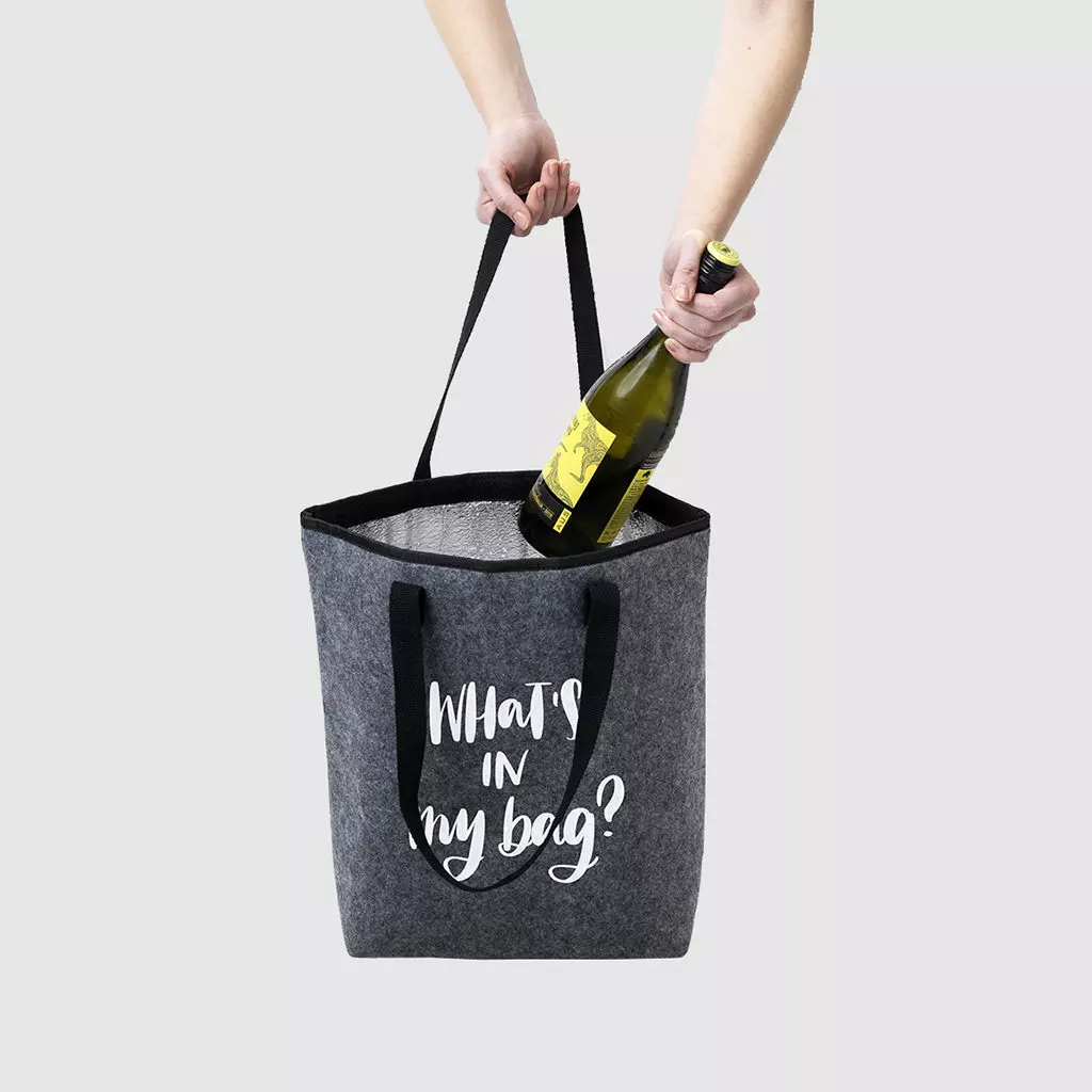 RPET cool bag with thermal fabric lining