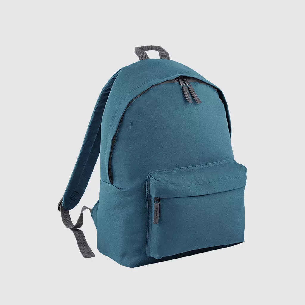 Custom black polyester rucksack with comfortable handles and 600D Polyester, customisation options available
