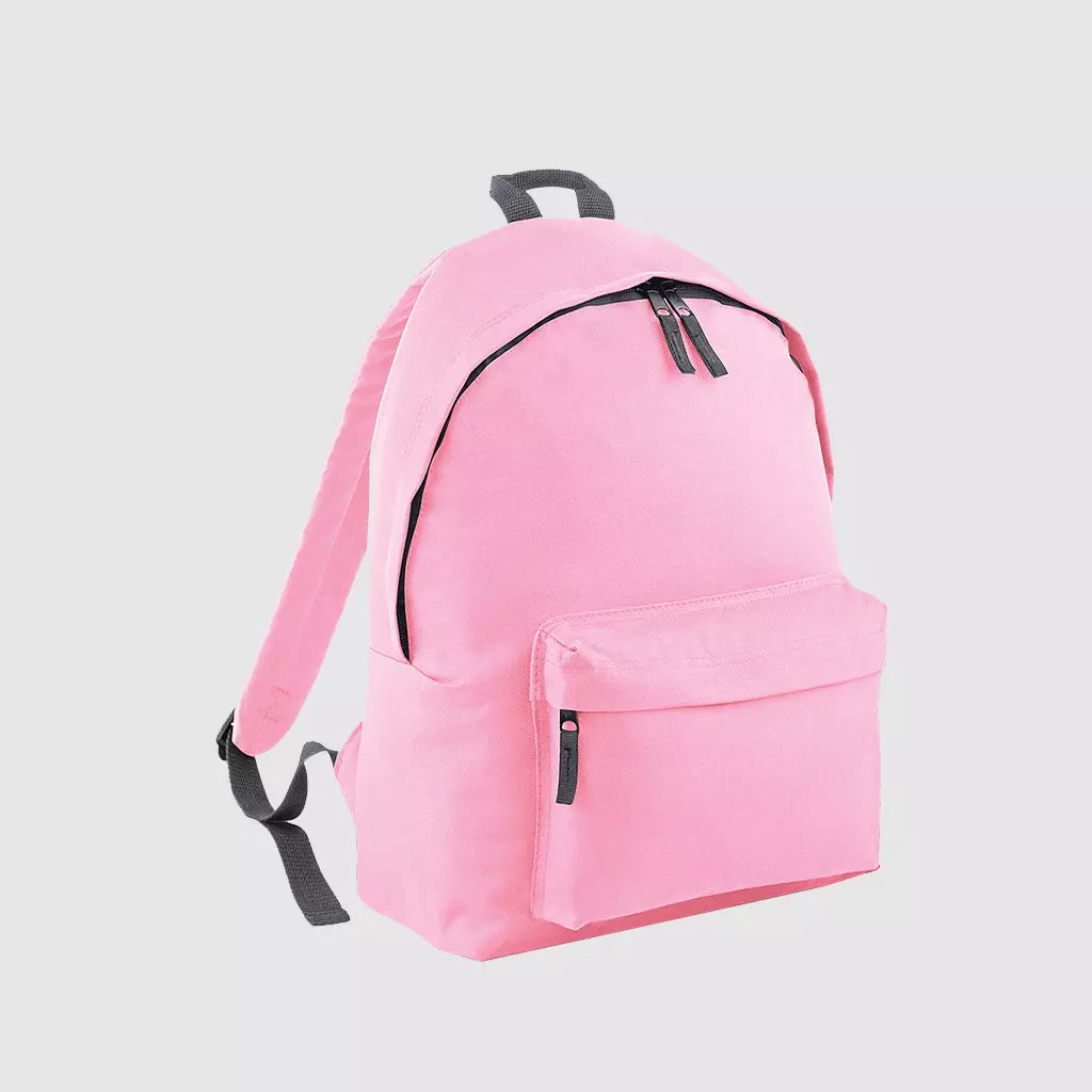 Custom black polyester rucksack with comfortable handles and 600D Polyester, customisation options available
