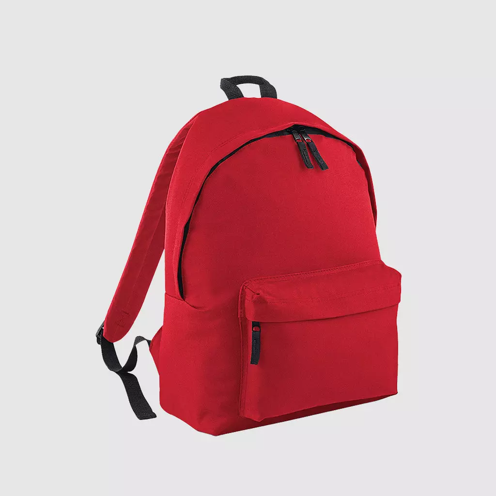 Custom black polyester rucksack with comfortable handles and 600D Polyester, customisation options available