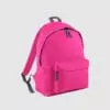 Custom black polyester rucksack with comfortable handles and 600D Polyester, customisation options available