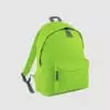 Custom black polyester rucksack with comfortable handles and 600D Polyester, customisation options available