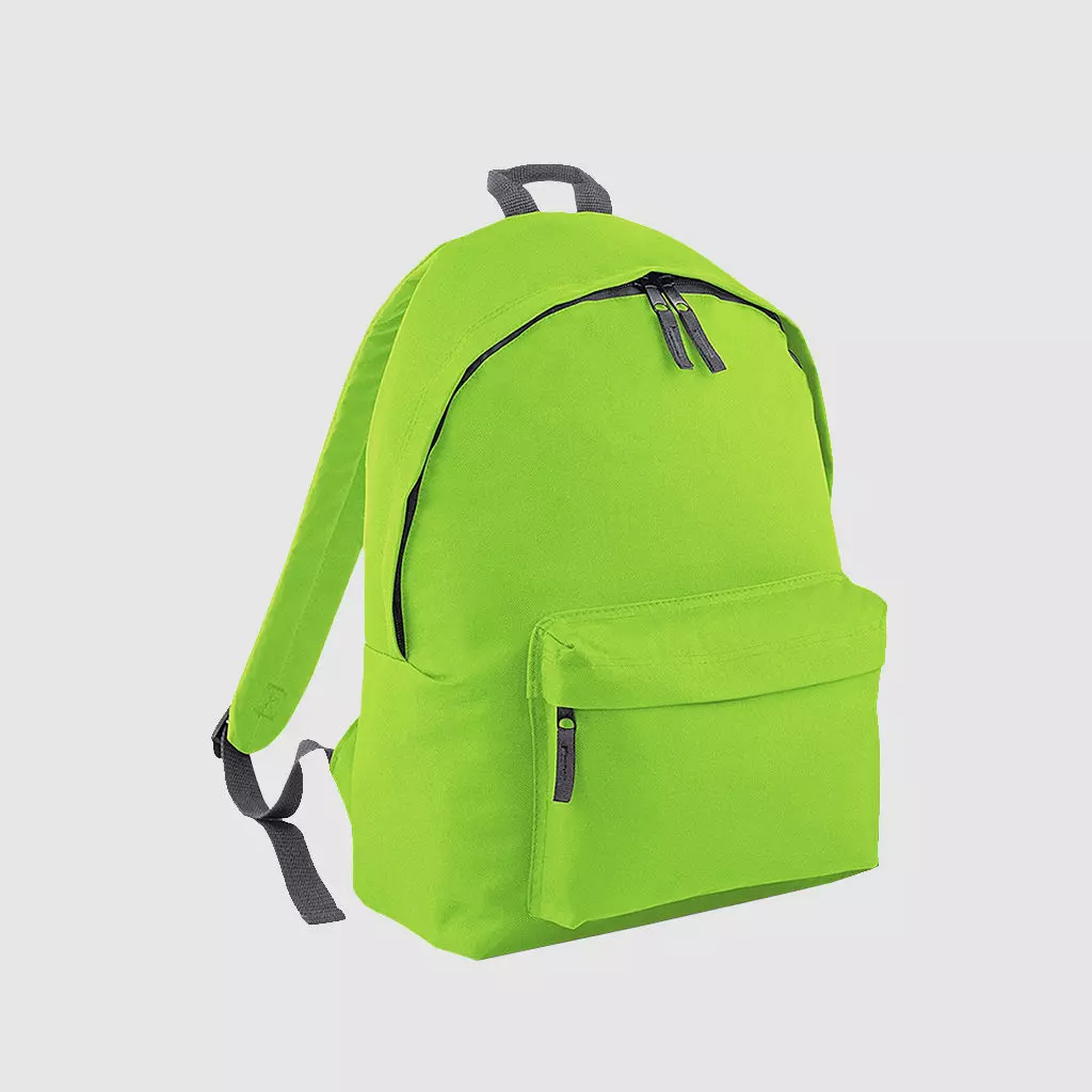 Custom black polyester rucksack with comfortable handles and 600D Polyester, customisation options available