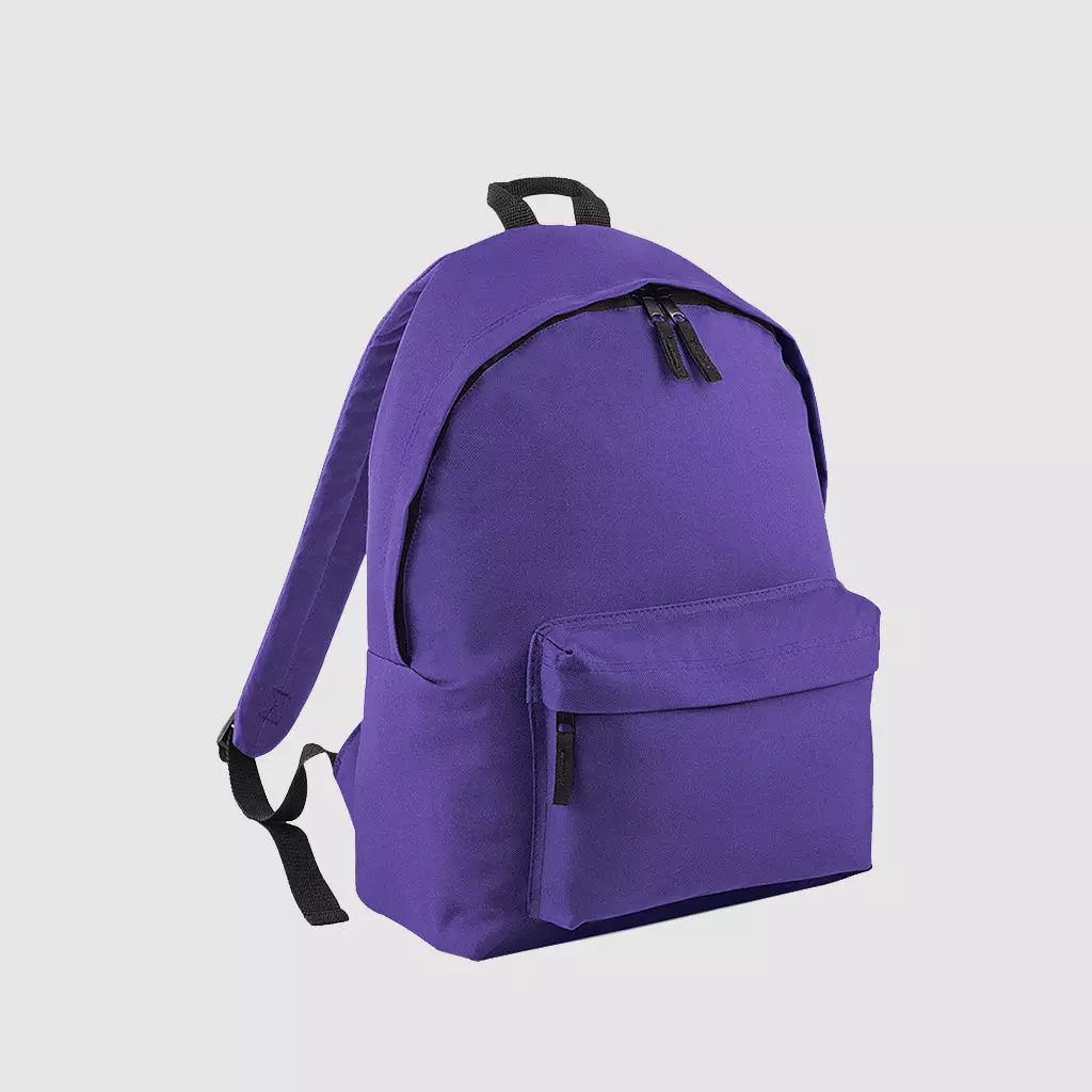 Custom black polyester rucksack with comfortable handles and 600D Polyester, customisation options available