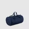 Custom black barrel bag