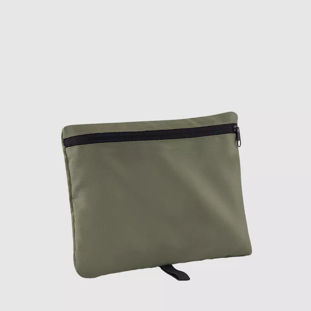 Custom black barrel bag