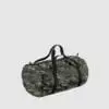 Custom black barrel bag