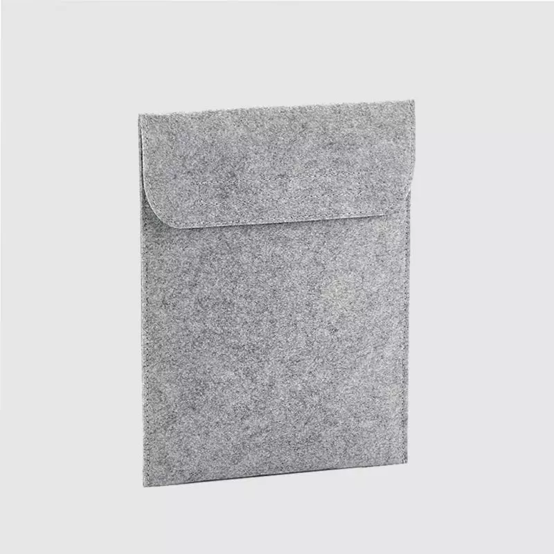Custom iPad Sleeve made from felt with a Rip-Strip flap for extra secure closure