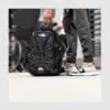 Custom North Face Rucksack with two strong handles, made of polyester