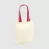 Custom lightweight tote bag with contrasting handles, lightweight bag