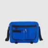 Custom messenger bag with long handles and front zip pockets