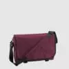 Custom messenger bag with long handles and front zip pockets