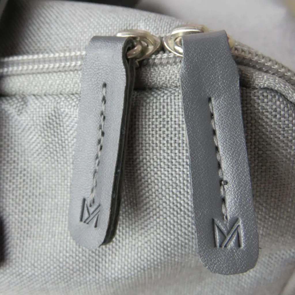 custom vegan yoga bag with embossed vegan leather