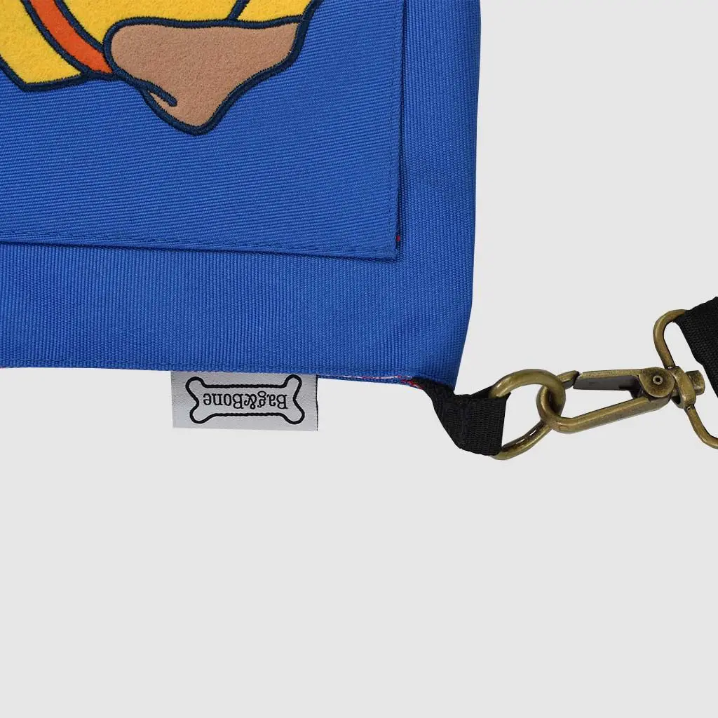 custom cross body bag with metal detachable clip