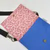 custom cross body bag with flap