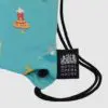 theatre merchandise Royal Ballet draw cord bag with black and silverwoven label